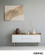 رنگ سفید نیمه مات پلی اورتان گنچ - تصویر 2