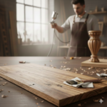 جوهر چوب رنگ گردویی آنتیک گنچ - تصویر 3