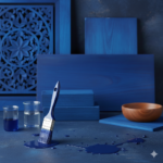 جوهر چوب رنگ آبی درباری گنچ - تصویر 2