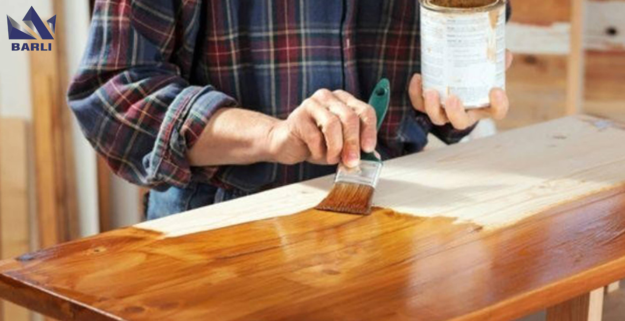 زمان خشک شدن رنگ چوب لایه‌ای